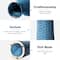 Glitzhome® Brilliant Blue Chevron Ceramic Modern Vase Set